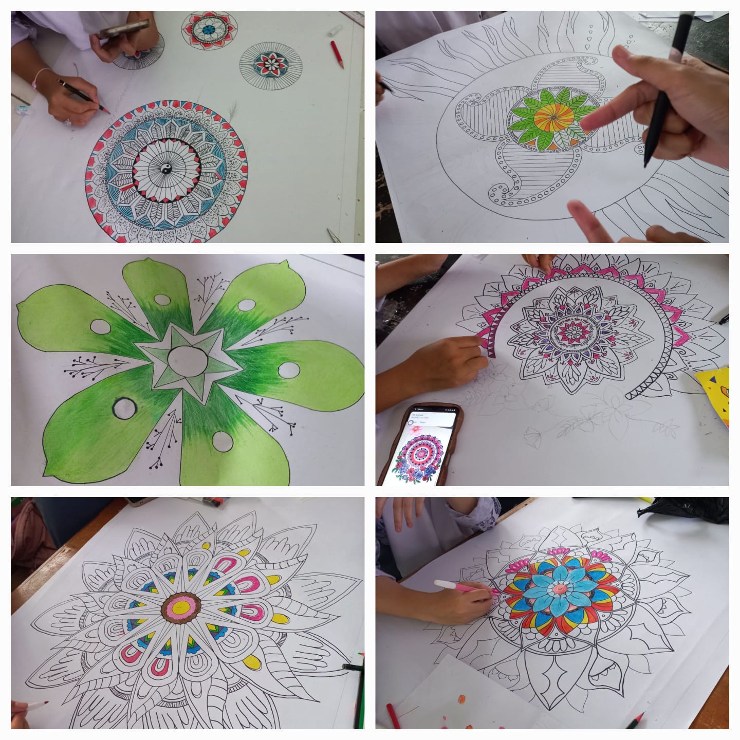 Mandala Hasil Kreatifitas Siswa
